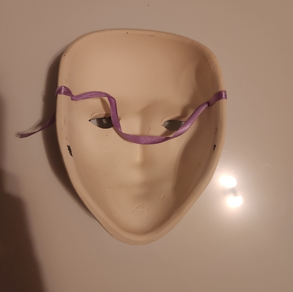 Vintage Collectible Clown Mask Green and White - Picture 2 of 2